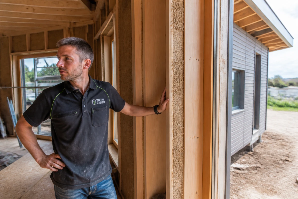 Construction maison bois bioclimatique Candé