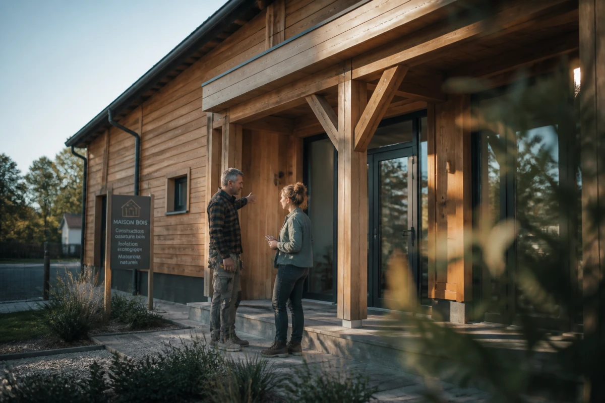 Maison bois sur mesure plain-pied Trans-sur-Erdre